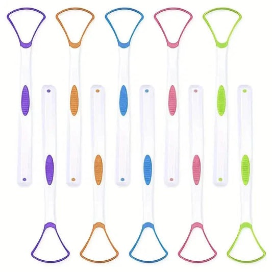 10-Pack: 100% BPA Free Tongue Scrapers