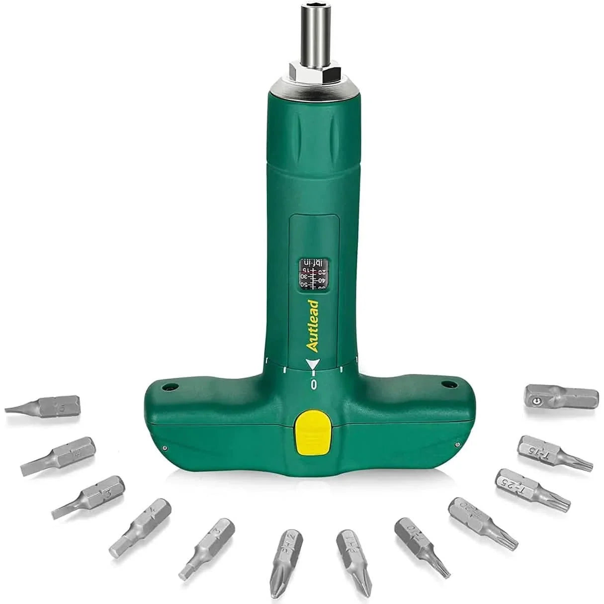 12-Pieces: AUTLEAD Torque Screwdriver, T-shape Torque Wrench