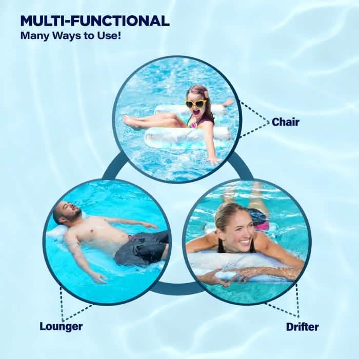 2-in-1 Pool Hammock Lounger and Chair