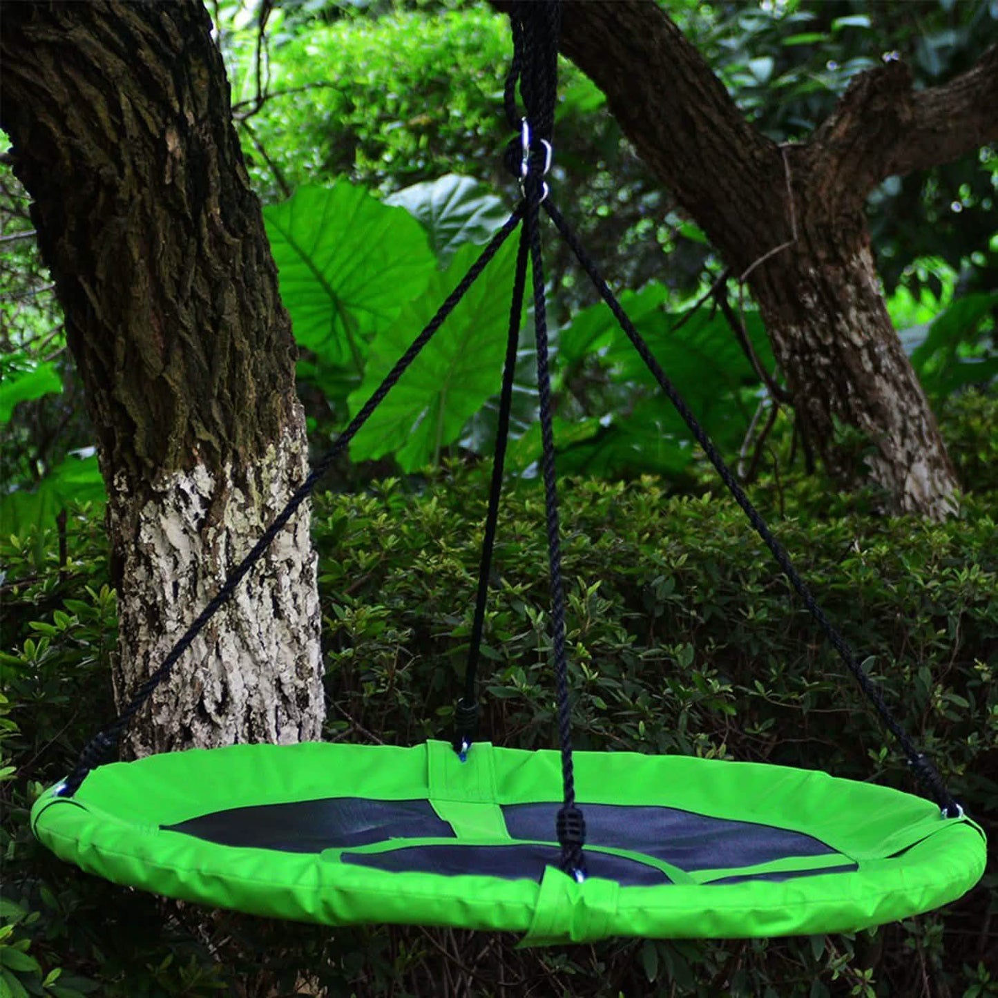 40" Flying Saucer Tree Swing Chair Kids Round Hanging Rope Seat