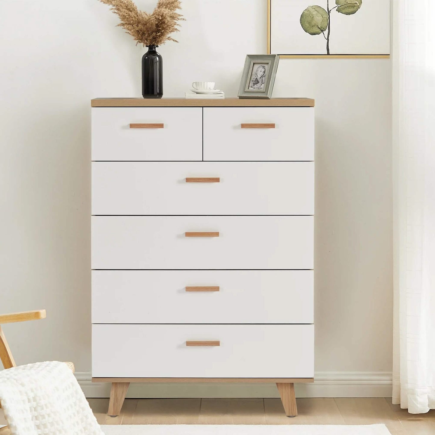 6 Drawer Dresser with Handle