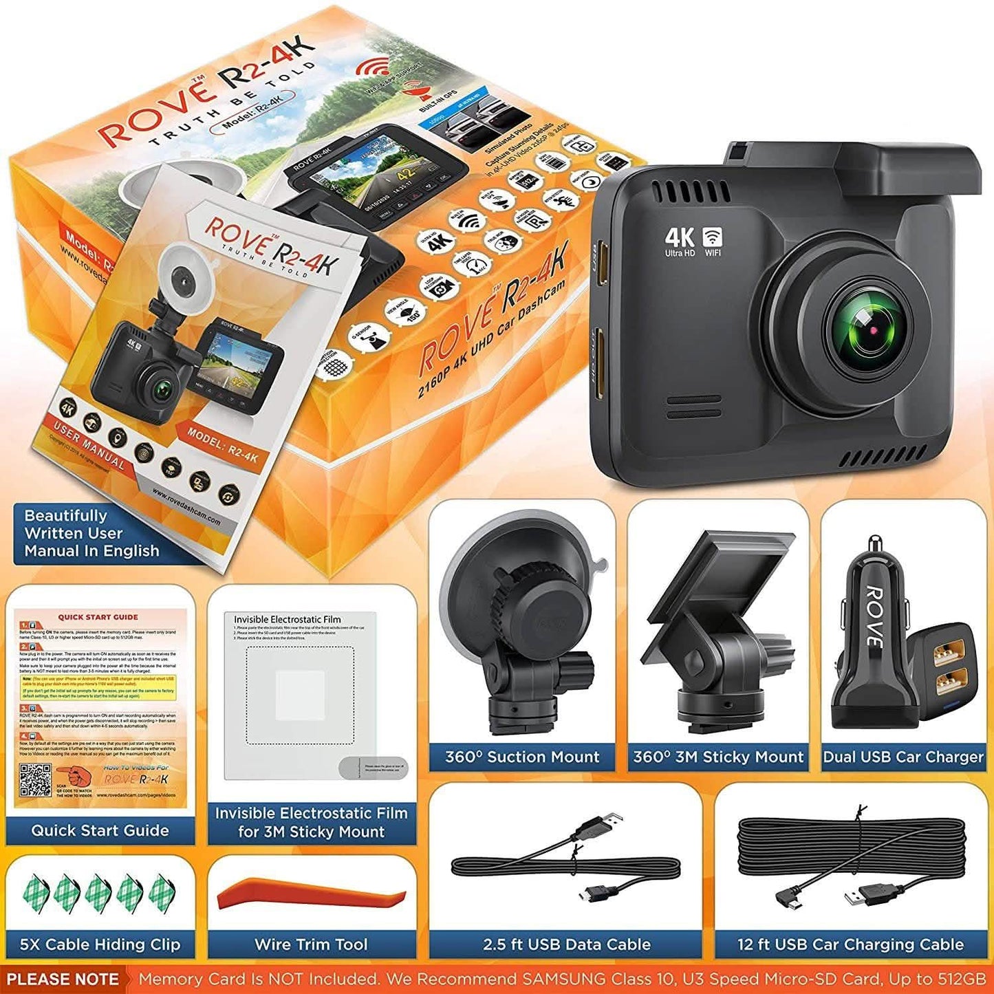 Rove R2-4K Dash Cam