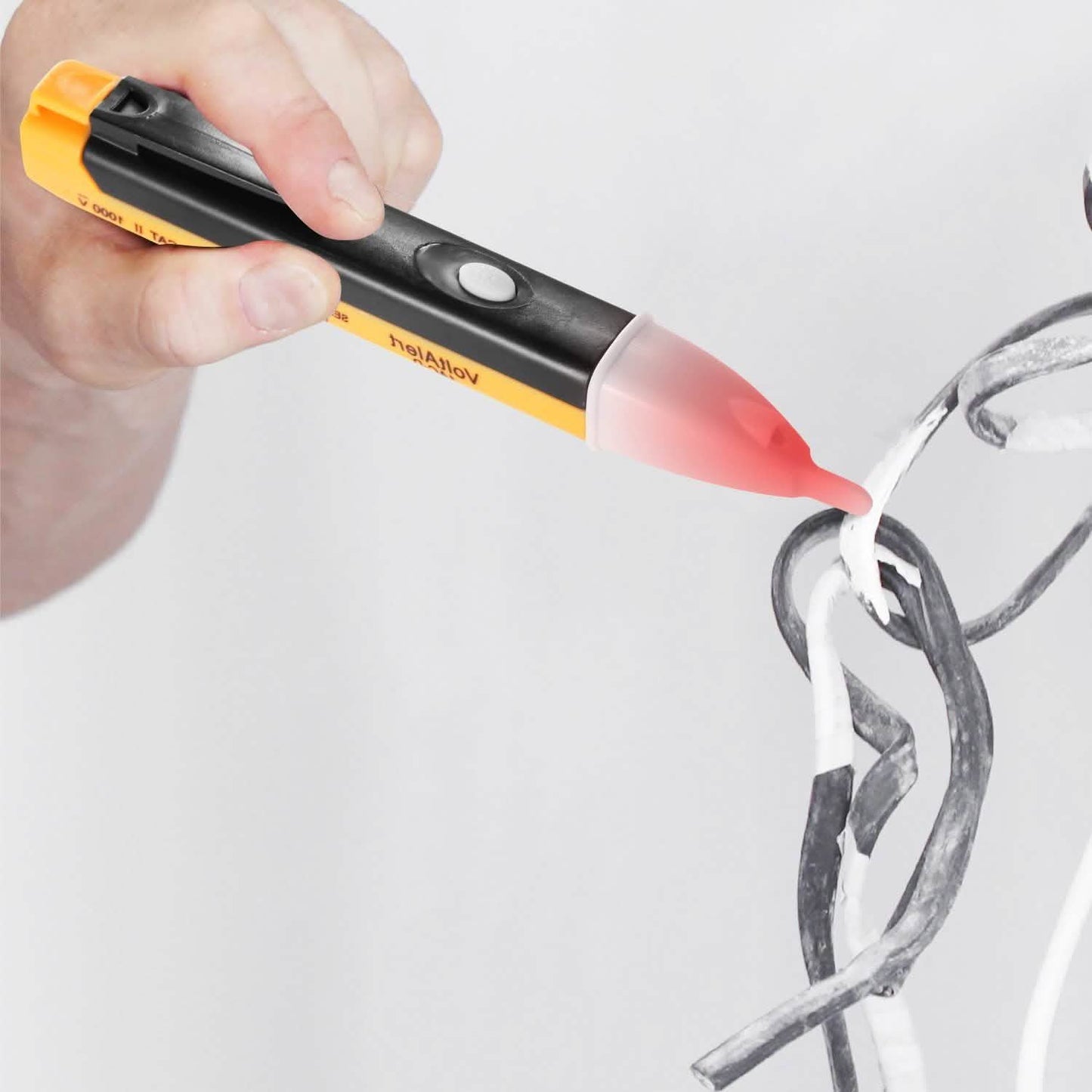 Voltage Tester Detector Pen Non-Contact with Flashlight