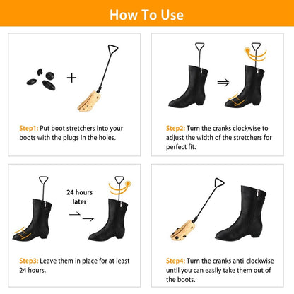 1-Pair: Adjustable Boot Stretcher