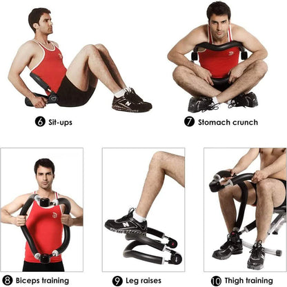 10-in-1 Abdominal & Thigh Toner Workout Equipment