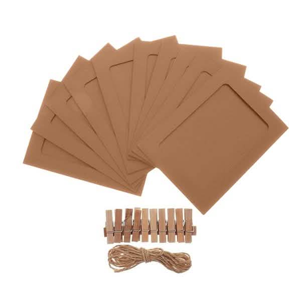 10-Piece:  3 Inch DIY Creative Wall Hanging Photo Frame