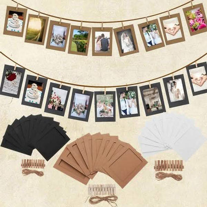 10-Piece:  3 Inch DIY Creative Wall Hanging Photo Frame