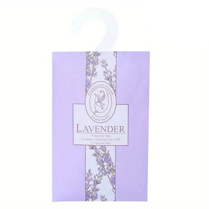 10-Pieces: Scented Sachets For Drawers and Closet Air Freshener Sachets with Home Hanger