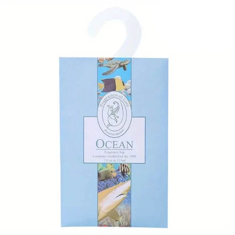 10-Pieces: Scented Sachets For Drawers and Closet Air Freshener Sachets with Home Hanger