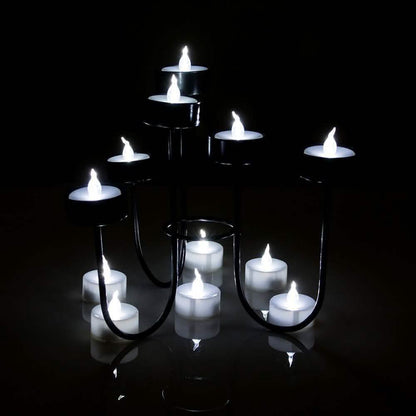 100-Pieces: White LED Candle Tea Light