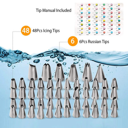 108-Piece: Cake Decorating Supplies Kit