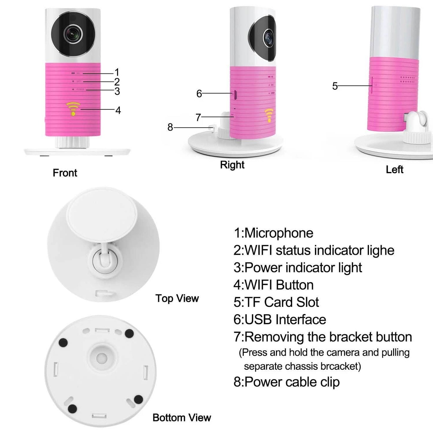 1080P HD IP Wireless Smart WiFi CCTV Camera Video Baby Monitor Camera