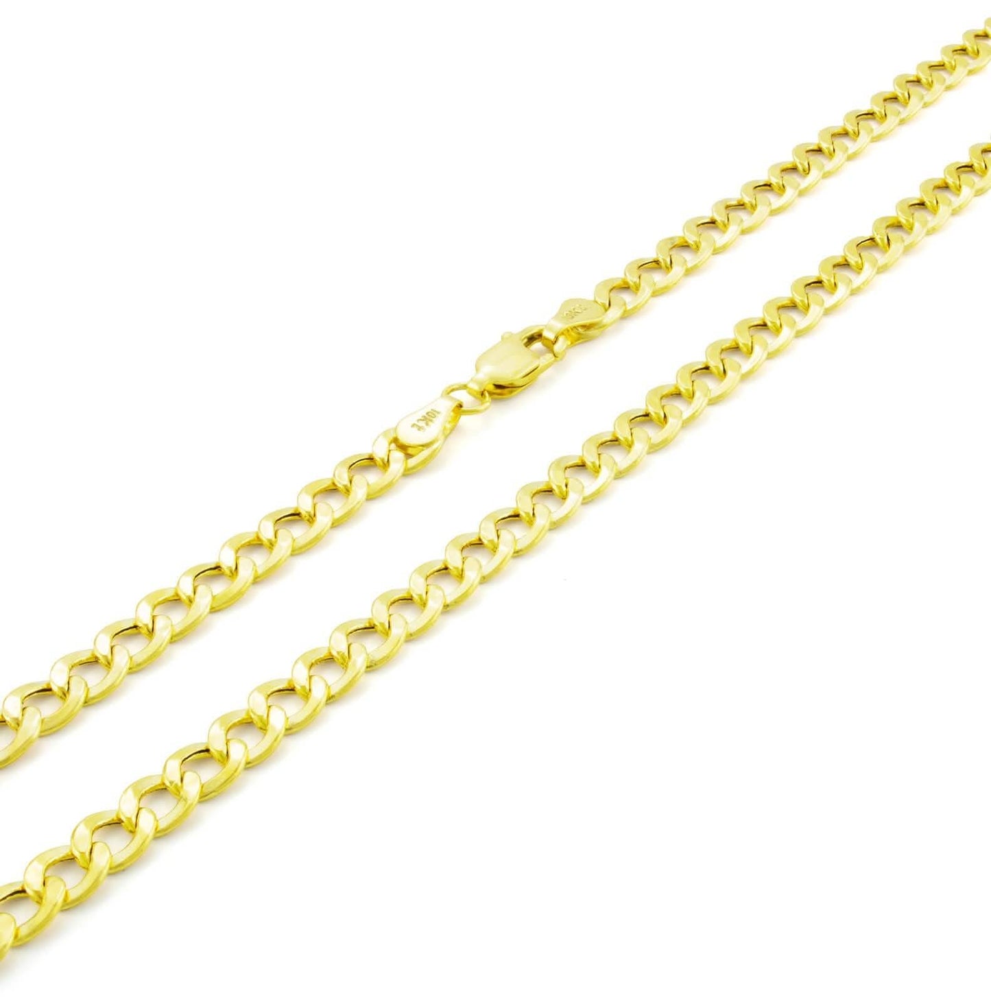 10K Gold Moricci 2MM Italian Cuban Chain Necklace