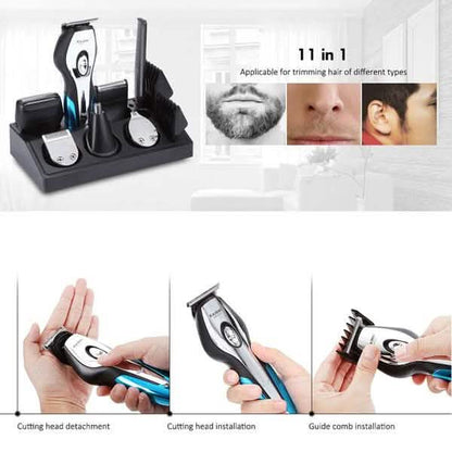 11-in-1 Professional Fast Charging Hair Clipper Haircut Shaver Wireless