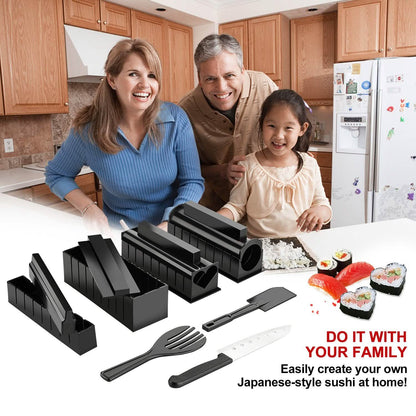 11-Piece: DIY Sushi Making Kit Tools Set