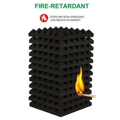 12-Pack: Sound Absorbing Foam for Recording Studio
