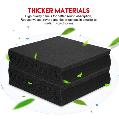 12-Pack: Sound Proof Padding Soundproof Foams