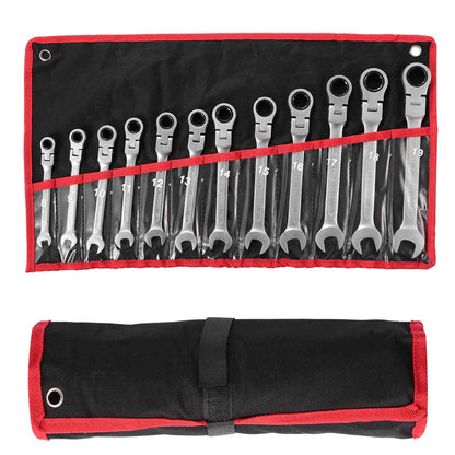 12-Piece Set: 8-19mm Metric Combination Wrench