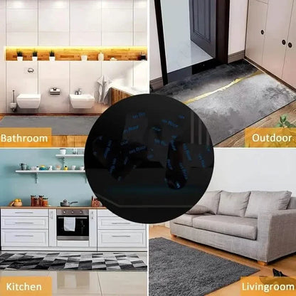 12-Pieces: Double Sided Non-Slip Rug Pads Rug Tape Stickers
