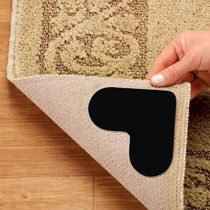 12-Pieces: Double Sided Non-Slip Rug Pads Rug Tape Stickers
