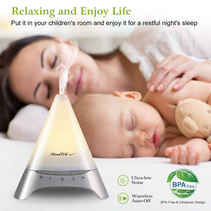 120ml Cool Mist Humidifier Ultrasonic Aroma Essential Oil Diffuser