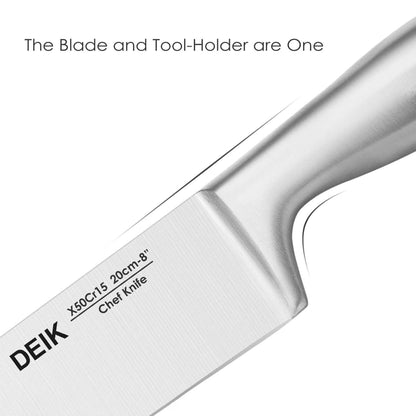 14-Piece: Deik High Carbon Stainless Steel Kitchen Knife Set