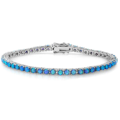 18K Gold Plated Opal Tennis Bracelets