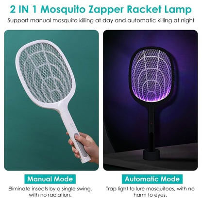 2-in-1 Electric Rechargeable Bug Zapper Insect Killer