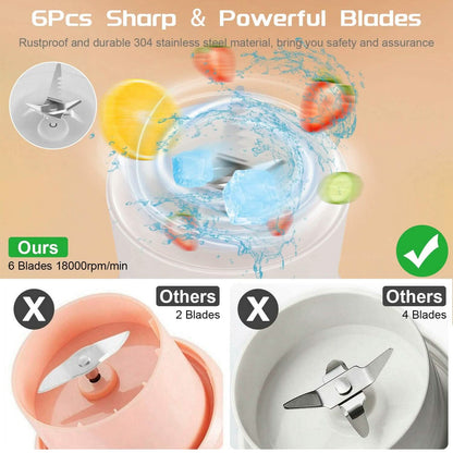 2-in-1 Portable Fruit Blender Rechargeable