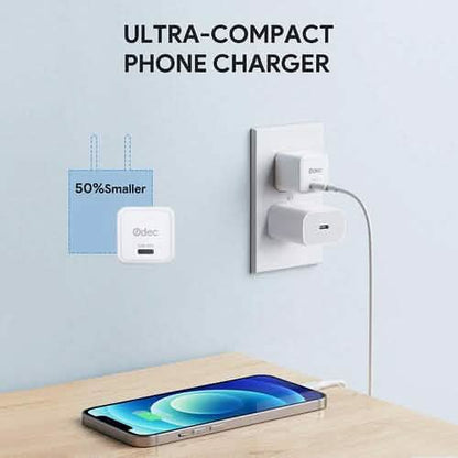 2-Pack: 20W iPhone Fast Charger Type C Wall Charging Adapter