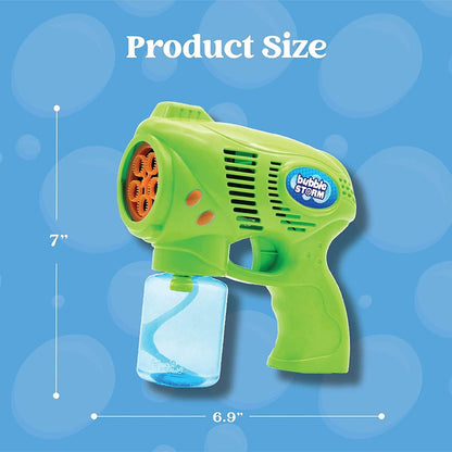 2-Pack: Blue and Green Bubble Gun