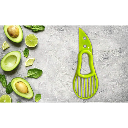 2-Pack: Complete Avocado Slicer Seed Remover Cubber Cutter