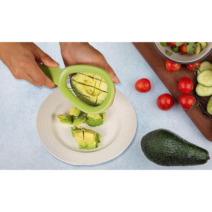2-Pack: Complete Avocado Slicer Seed Remover Cubber Cutter