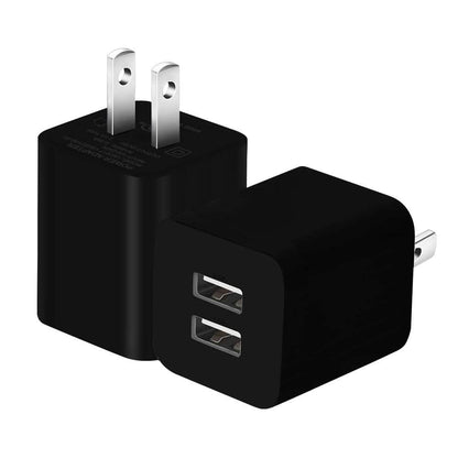2-Pack: Dual Port USB Wall Charger