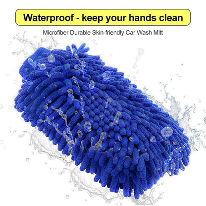 2-Pack: Large Size Microfiber Car Wash Mitt