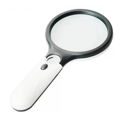 2-Pack: LED Light 45x Magnifying Glass Lens Mini Pocket Handheld Microscope