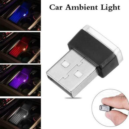 2-Pack: LED Mini Light Car Interior Wireless Atmosphere Light