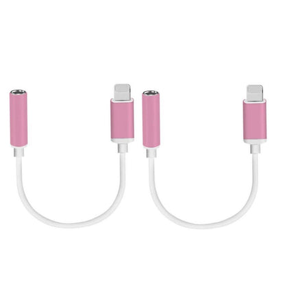 2-Pack: Lightning to Headphone Jack Adapter
