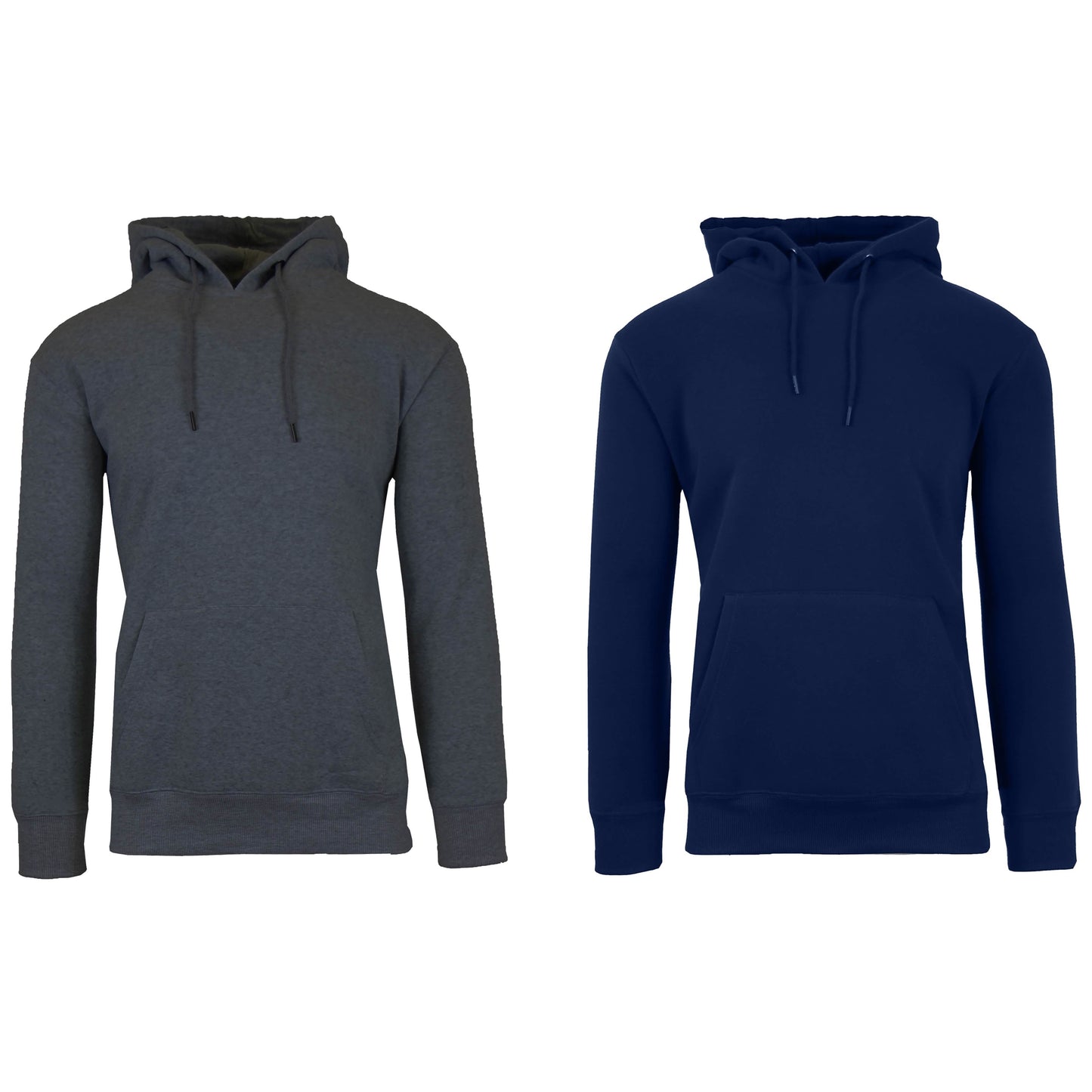 2-Pack: Men’s and Women’s Fleece Pullover Hoodie