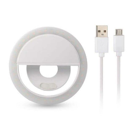2-Pack: Mobile Ring Light Portable Selfie LED Light Ring Camera Flash