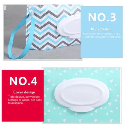 2-Pack: Reusable Wet Wipe Pouch