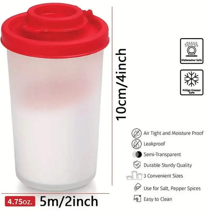 2-Pack: Salt and Pepper Shakers Moisture Proof Set