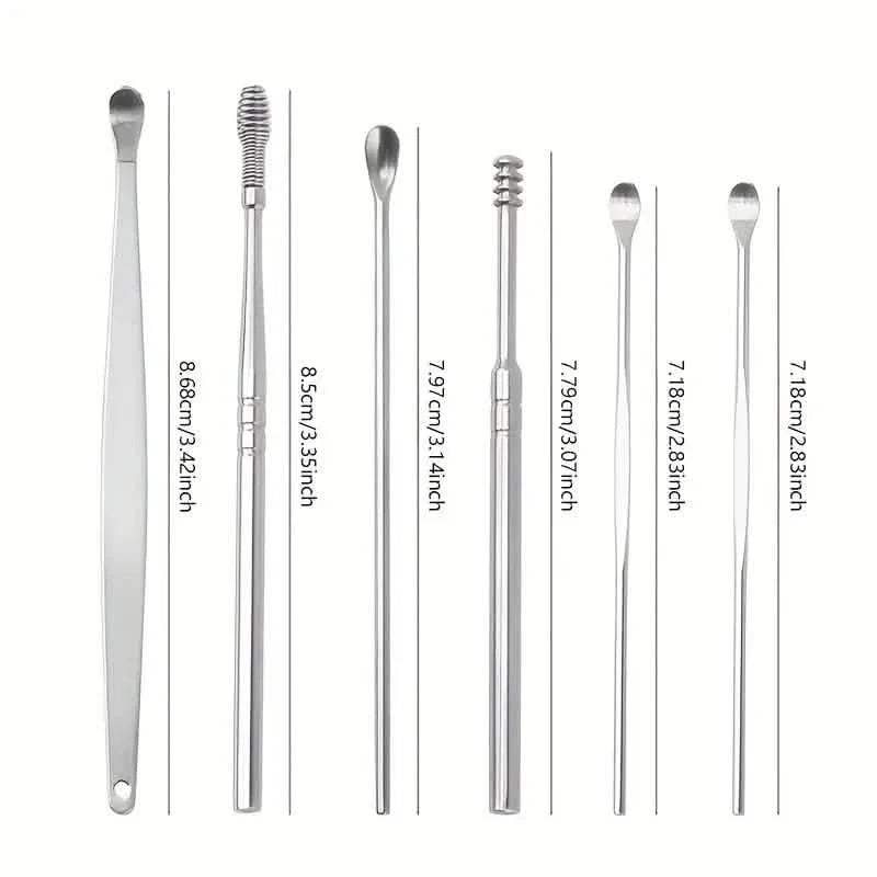 2-Pack: Stainless Steel Ear Pick Set