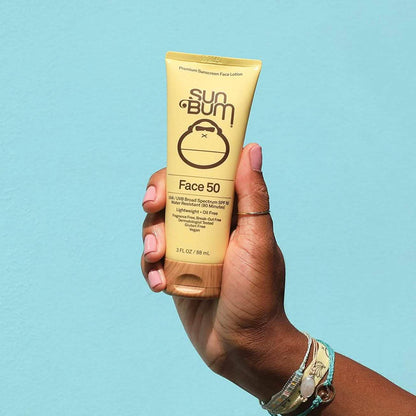 2-Pack: Sun Bum Original SPF 50 Sunscreen Face Lotion 3 oz