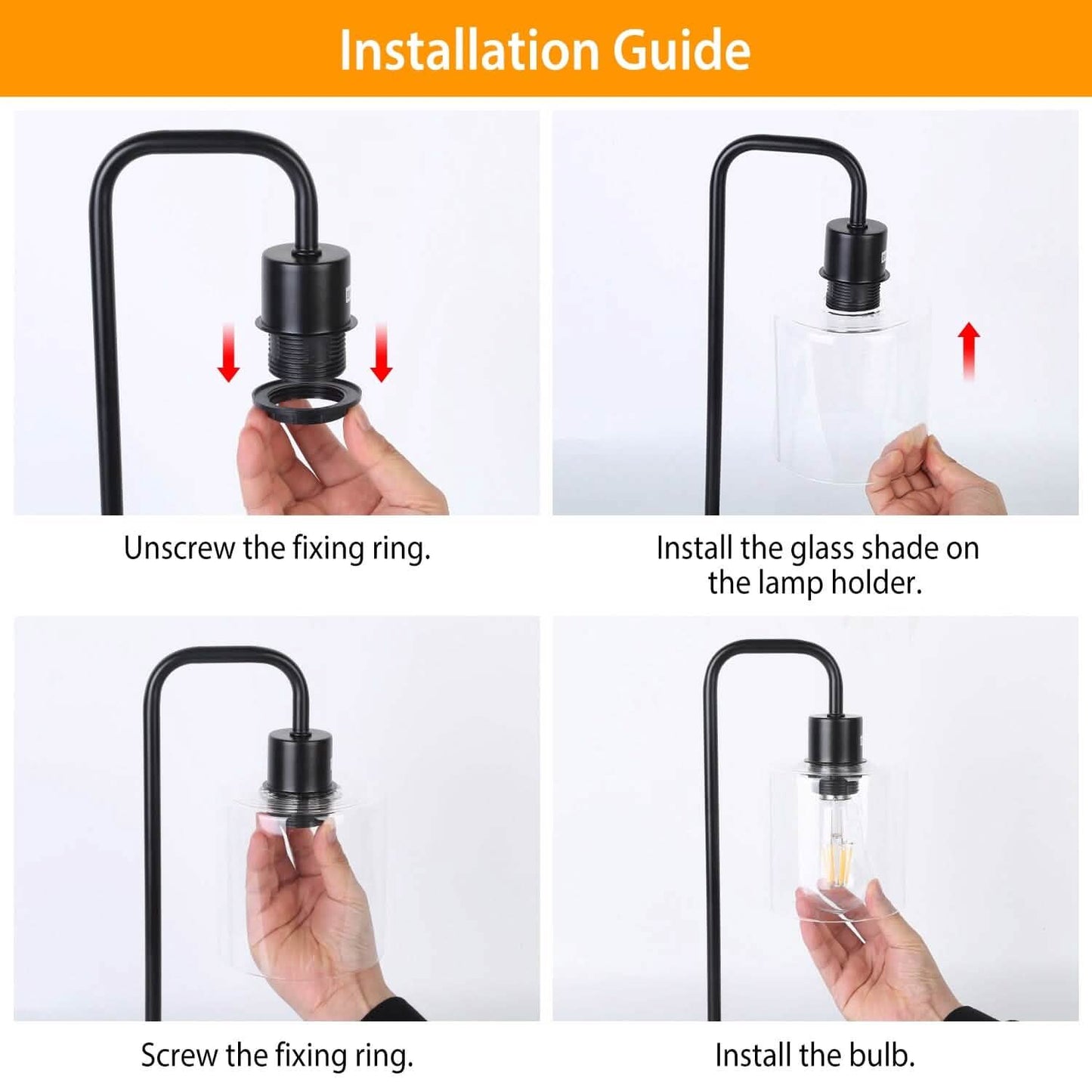 2-Pack: Touch Control Table Lamp