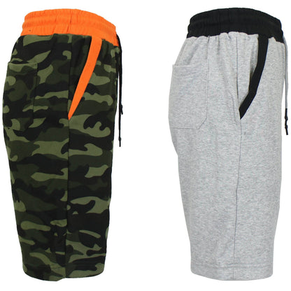 2-Pack: Women's French Terry Jogger Sweat Lounge Shorts