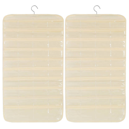 2-Piece: Hanging Jewelry Organizer