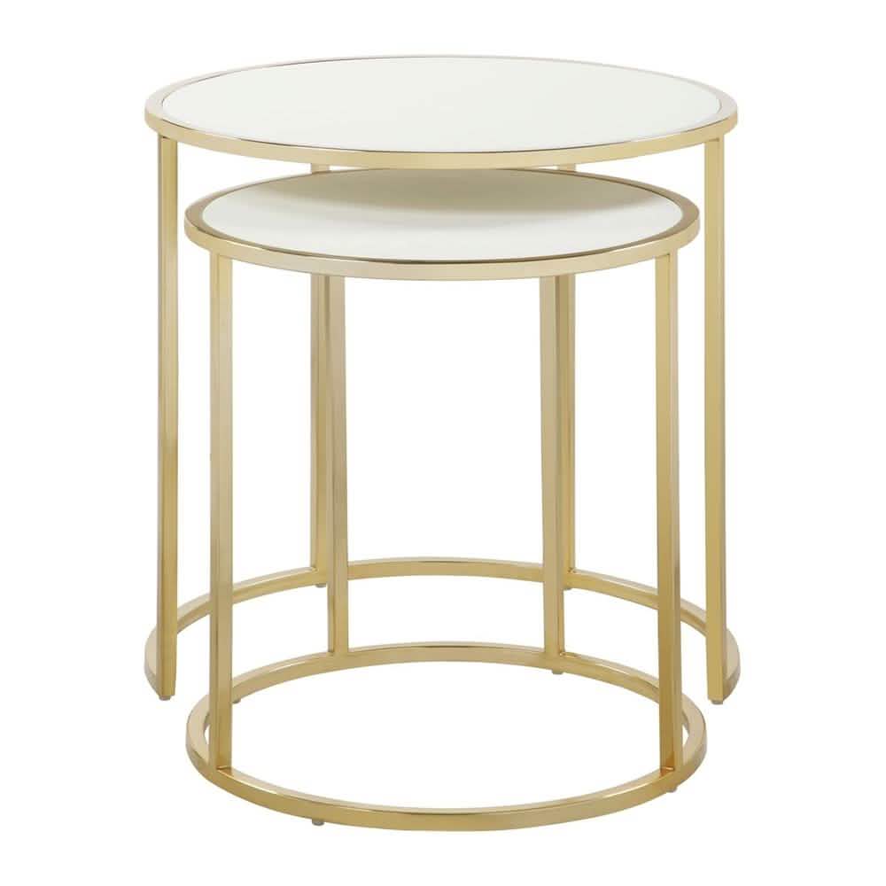 2-Piece: Iconic Home Tuscany Nesting Table