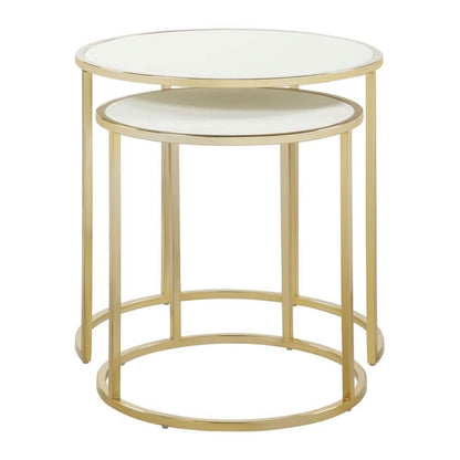 2-Piece: Iconic Home Tuscany Nesting Table