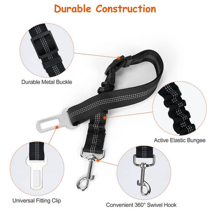 2-Piece: Pet Car Safety Seatbelt